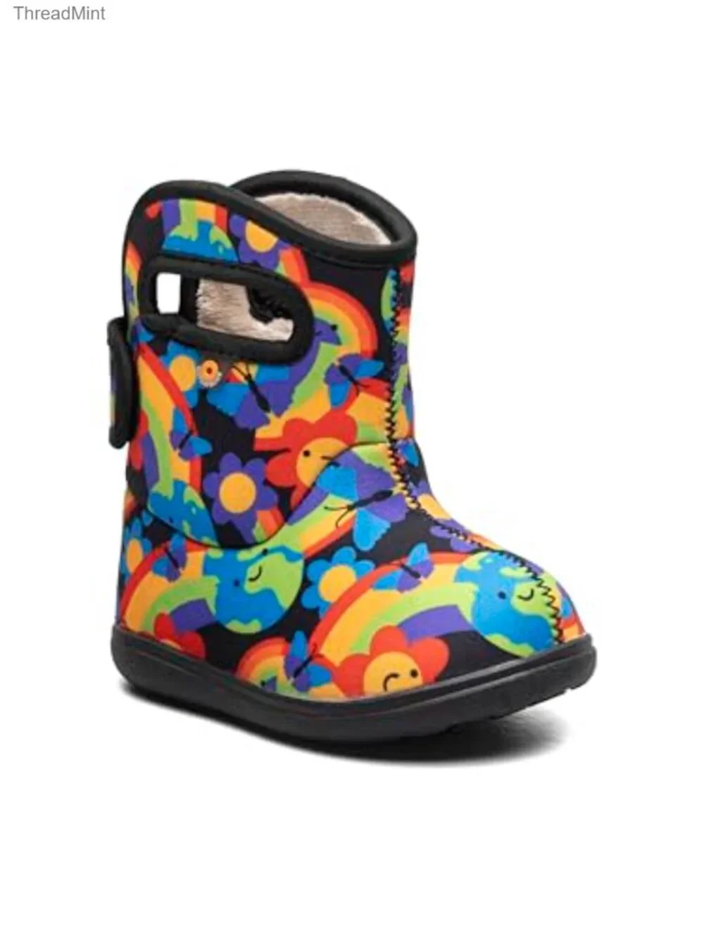 Waterproof Baby Rain Boots with Faux Fur Lining